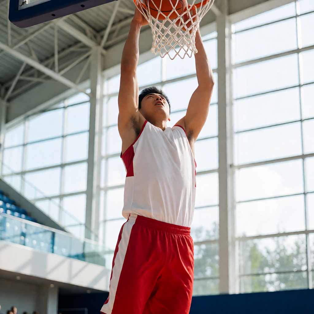 NBA球员扣篮画面